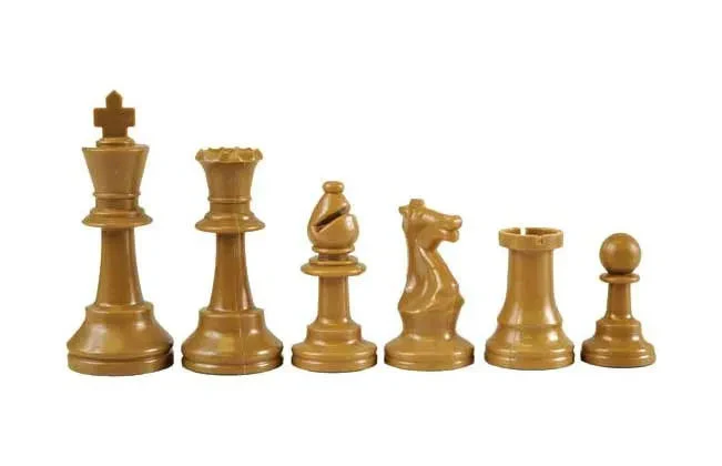 Wholesale Chess Staunton Colored Chess Pieces - Gold