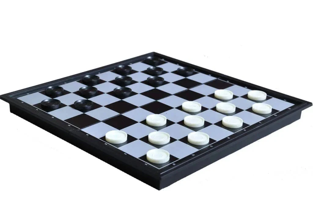 10" Magnetic Travel Chess & Checkers Set - Image 2