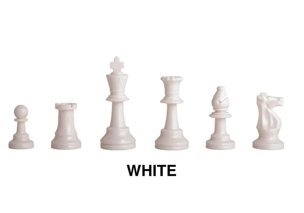 17 Staunton White Chess Pieces for Chess Set [Toy]