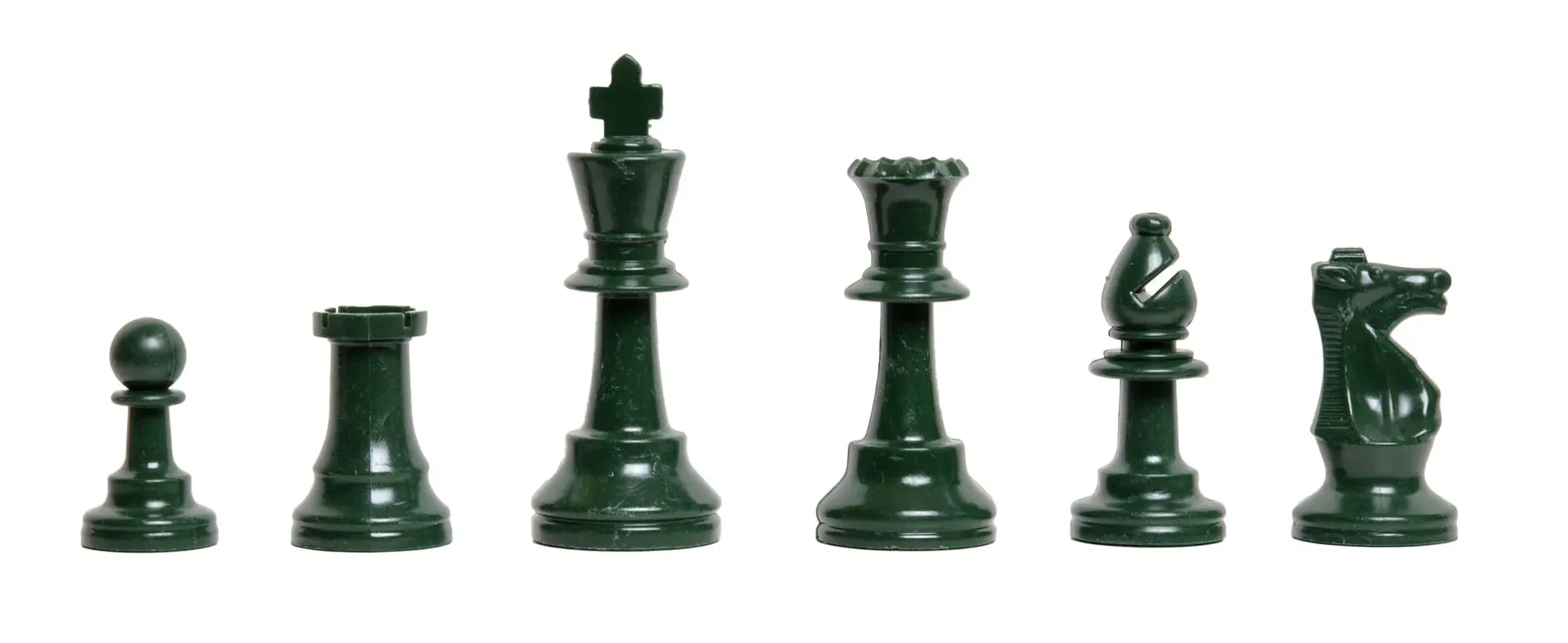 2 Player Chess Set Combination - Single Weighted Regulation Colored Chess Pieces & Regulation Vinyl Chess Board - Image 3