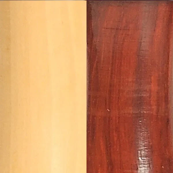 Blood Rosewood and Natural Boxwood