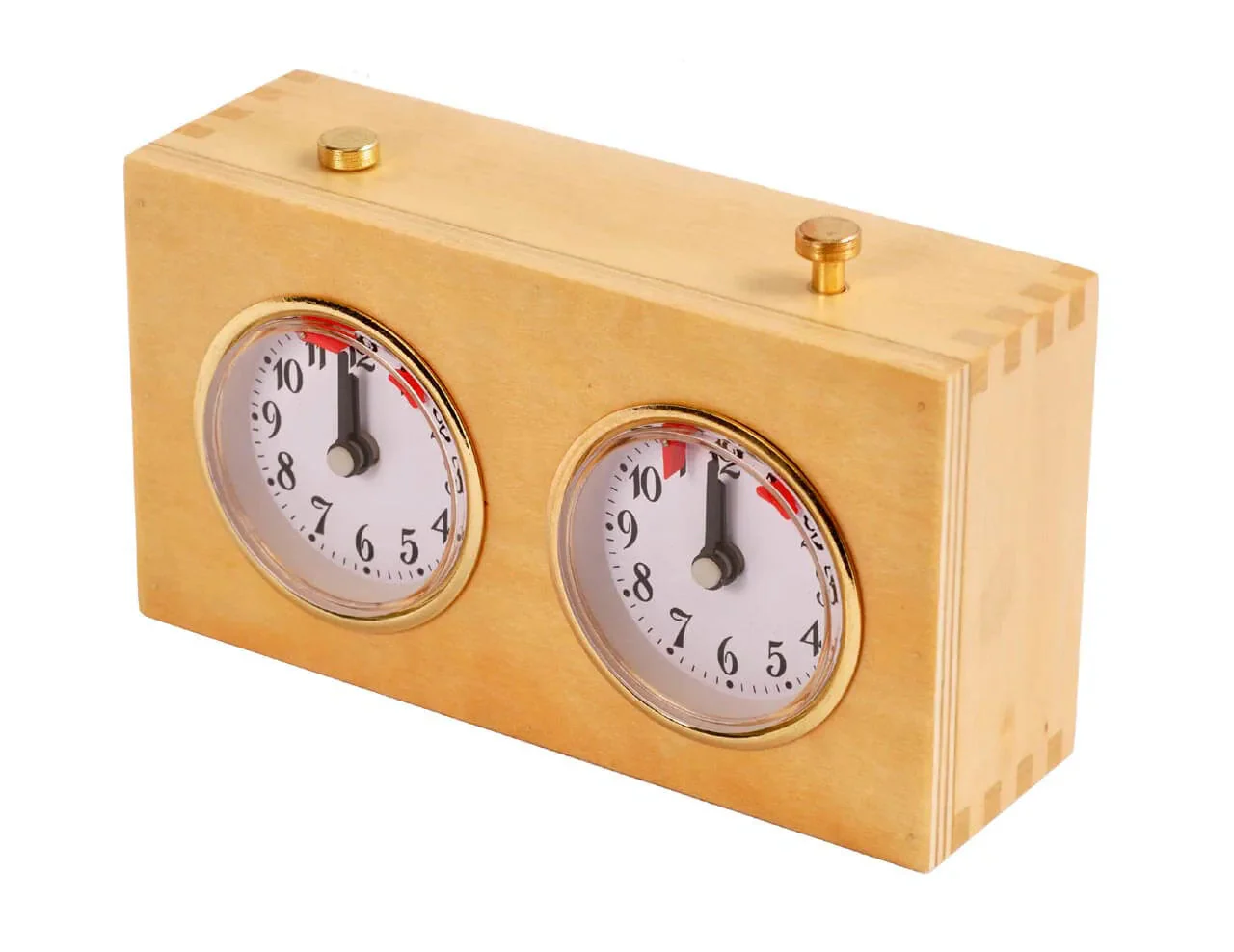 5 x Regulation Wooden Mechanical Chess Clock