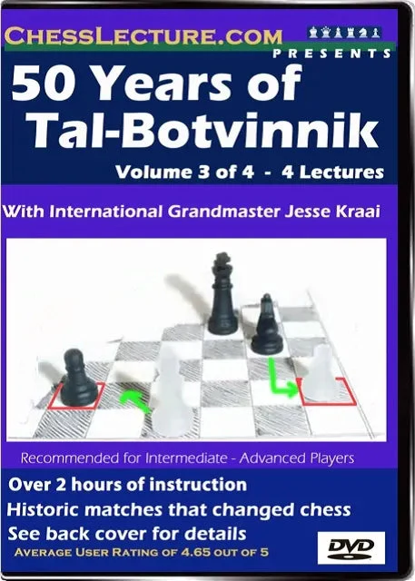 E-DVD 50 Years of Tal-Botvinnik - 4 DVD's - Chess Lecture - Volume 24 - Image 5