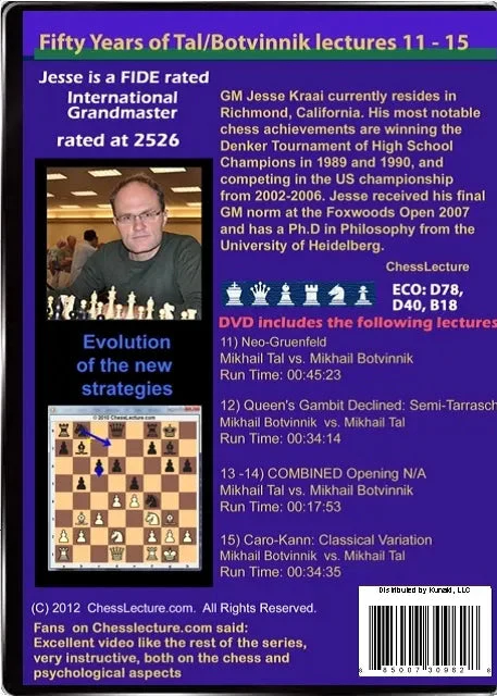 E-DVD 50 Years of Tal-Botvinnik - 4 DVD's - Chess Lecture - Volume 24 - Image 6