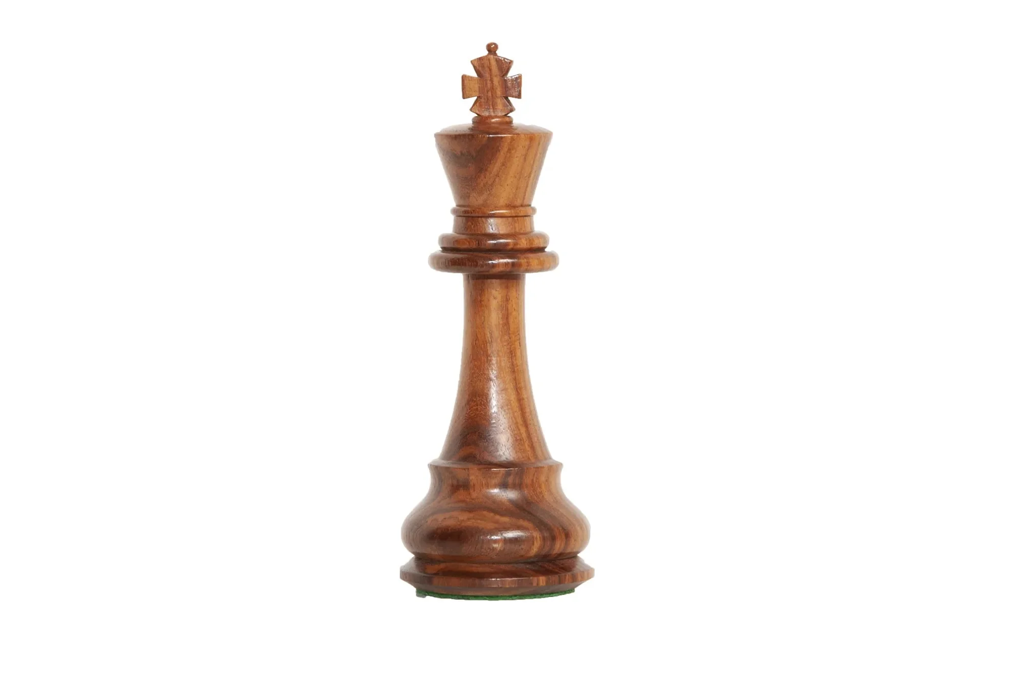 6" Classic Paperweight - Golden Rosewood - King
