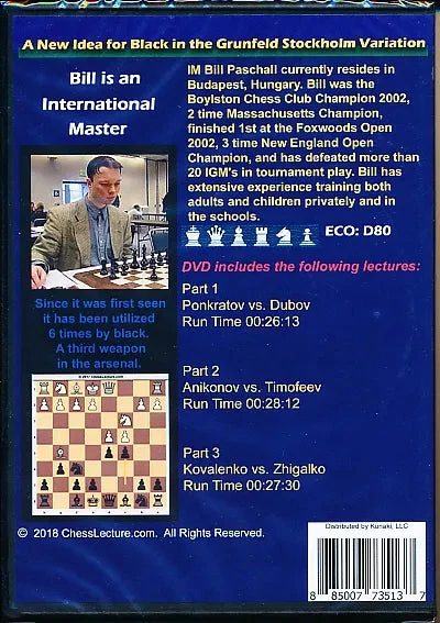 A New Idea for Black in the Grunfeld Stockholm Variation - Chess Lecture - Volume 181 - Image 2