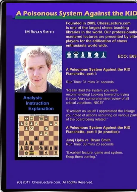 E-DVD A Poisonous System Against the KID Fianchetto - Chess Lecture - Volume 29 - Image 2