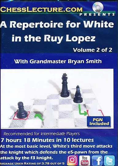 A Repertoire for White in the Ruy Lopez - Chess Lecture - Volume 183 - 2 DVDs - Image 2