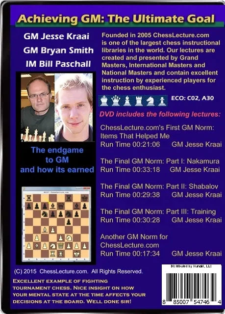 E-DVD Achieving GM - The Ultimate Goal - 2 DVDs - Chess Lecture - Volume 123 - Image 3