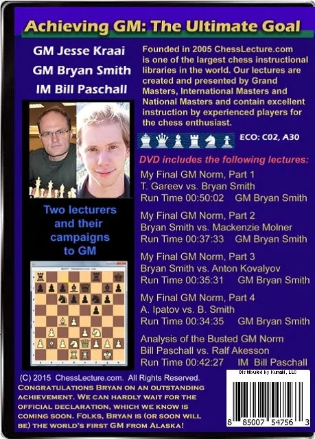 E-DVD Achieving GM - The Ultimate Goal - 2 DVDs - Chess Lecture - Volume 123 - Image 4
