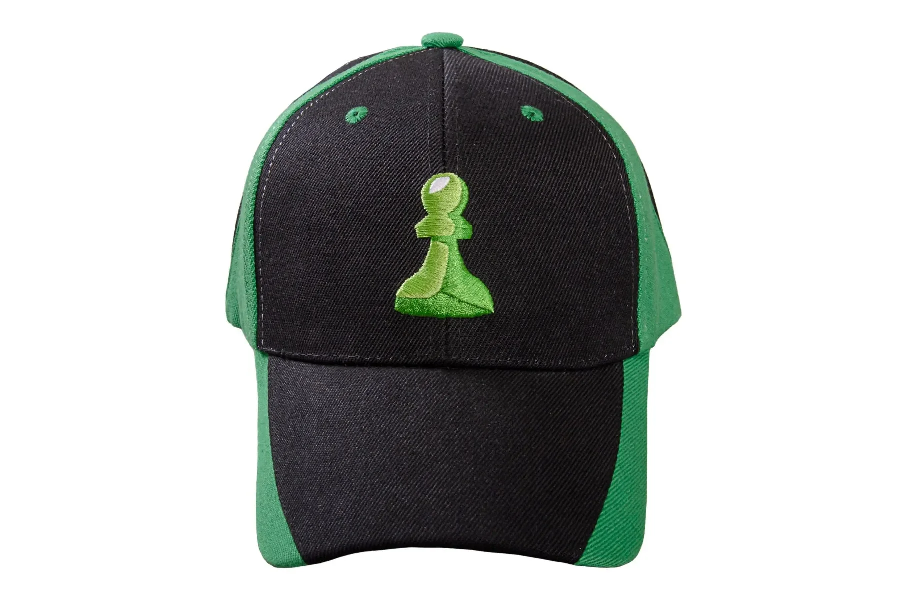 Chess.com Baseball Hat - Black & Green - Image 3