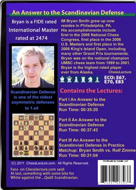 An Answer to the Scandinavian Defense - Chess Lecture - Volume 18 - Image 2
