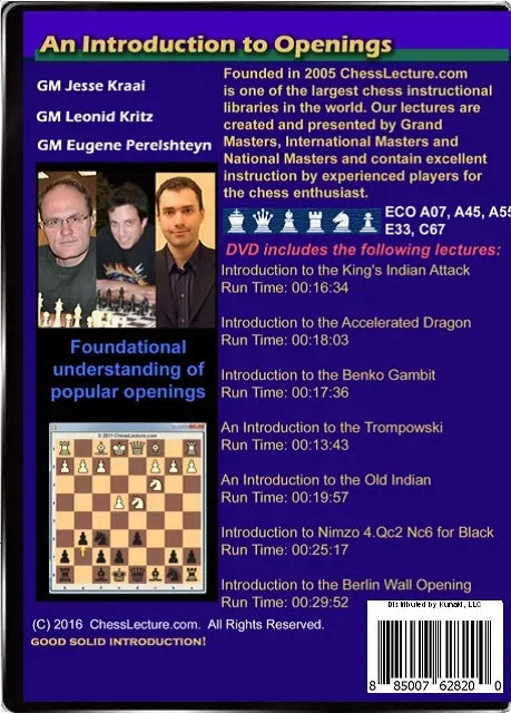 E-DVD An Introduction to Openings - Chess Lecture - Volume 158 - Image 2