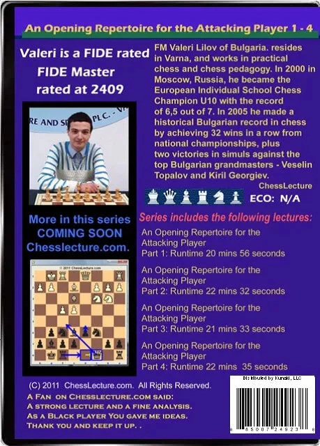 An Opening Repertoire for the Attacking Player Part I - Sicilian vs. 1.e4 - Chess Lecture - Volume 16 - Image 2