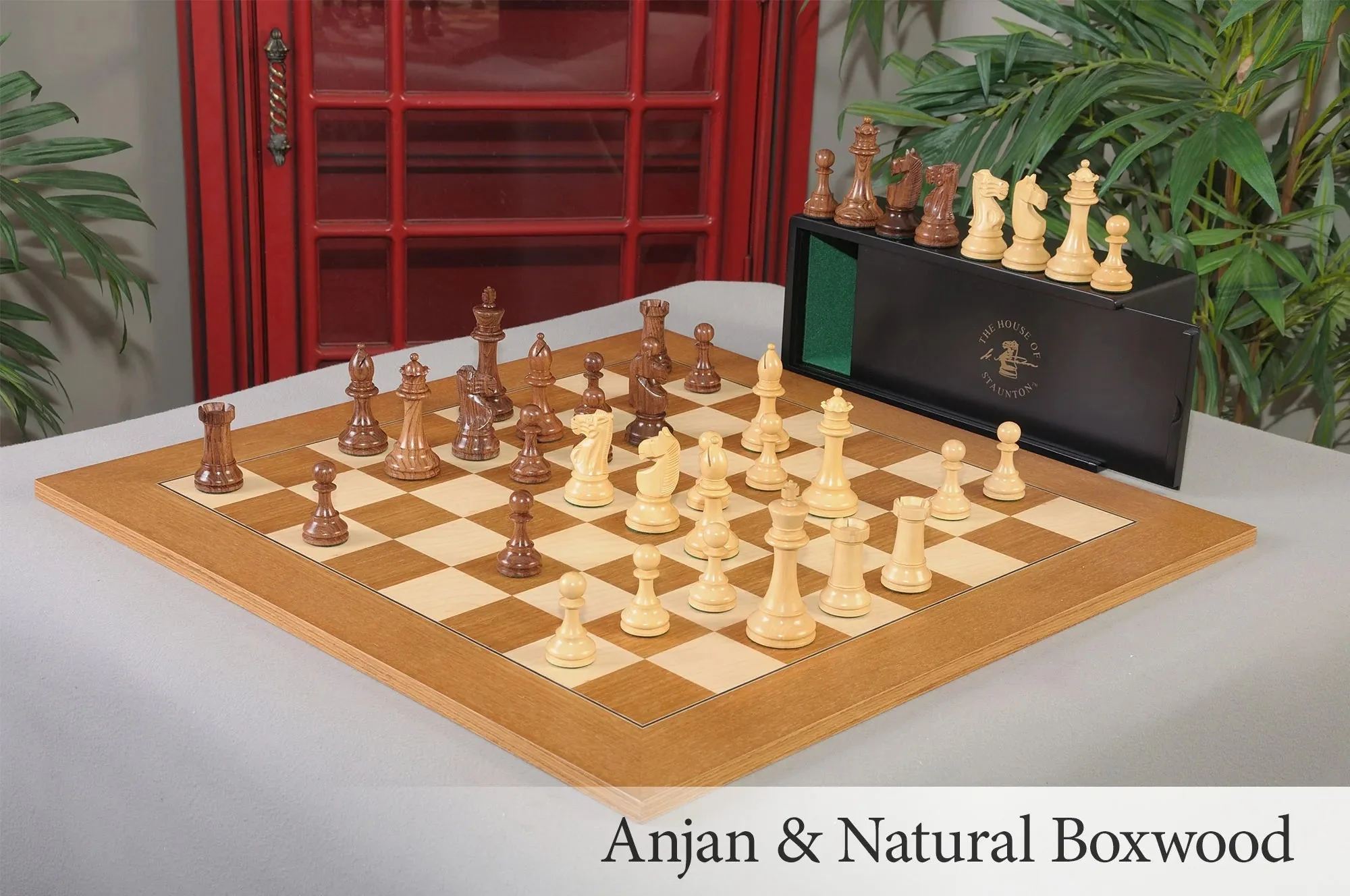 Anjan and Natural Boxwood