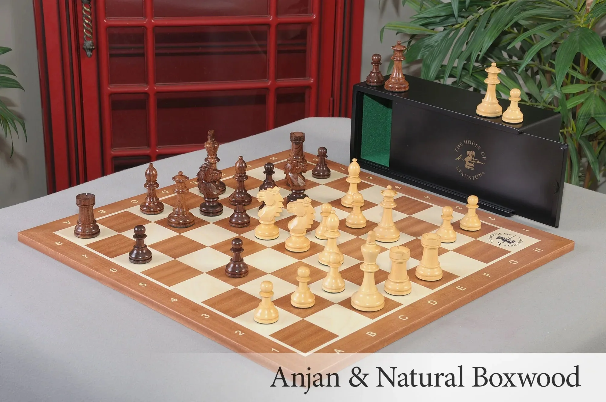 Anjan and Natural Boxwood