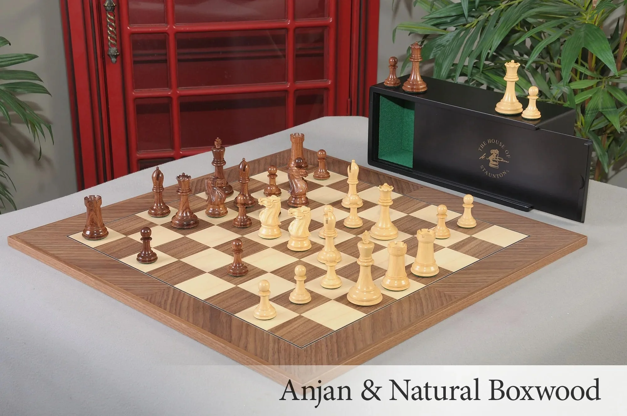 Anjan and Natural Boxwood