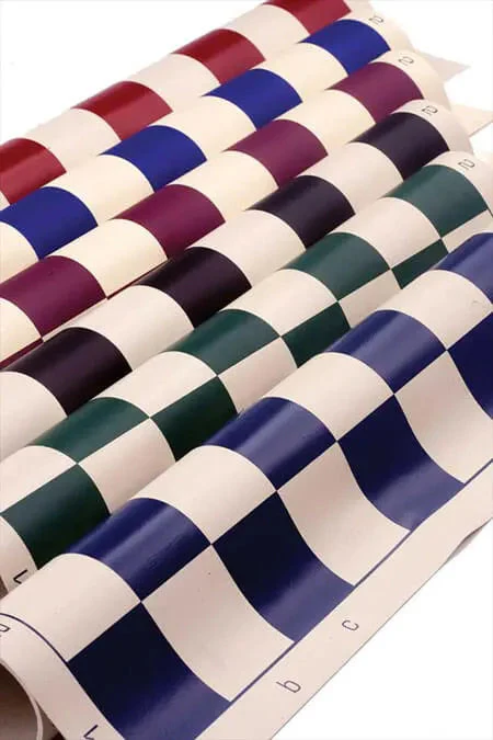 Basic Chess Set Combination - Solid Plastic Regulation Pieces | Vinyl Chess Board | Basic Bag - Image 2