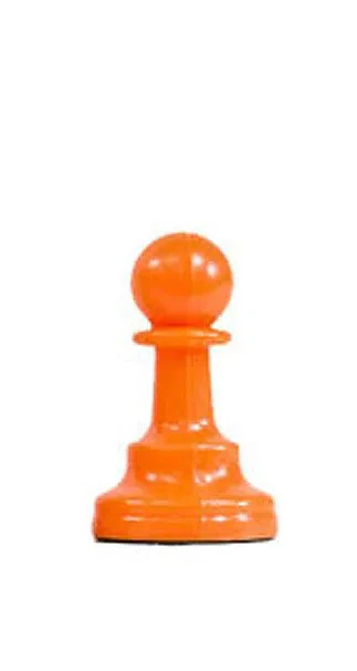 Basic Club Pieces - Orange Pawn