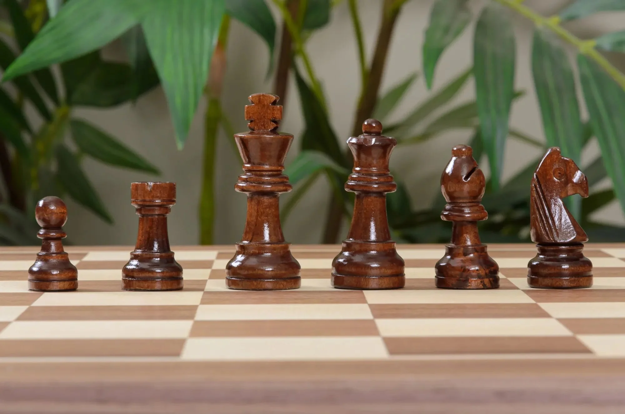 Basic Staunton Series Magnetic Chess Pieces - 2.4" King - Image 4