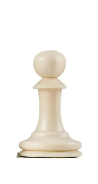 Big Knight Series Pieces - White Pawn