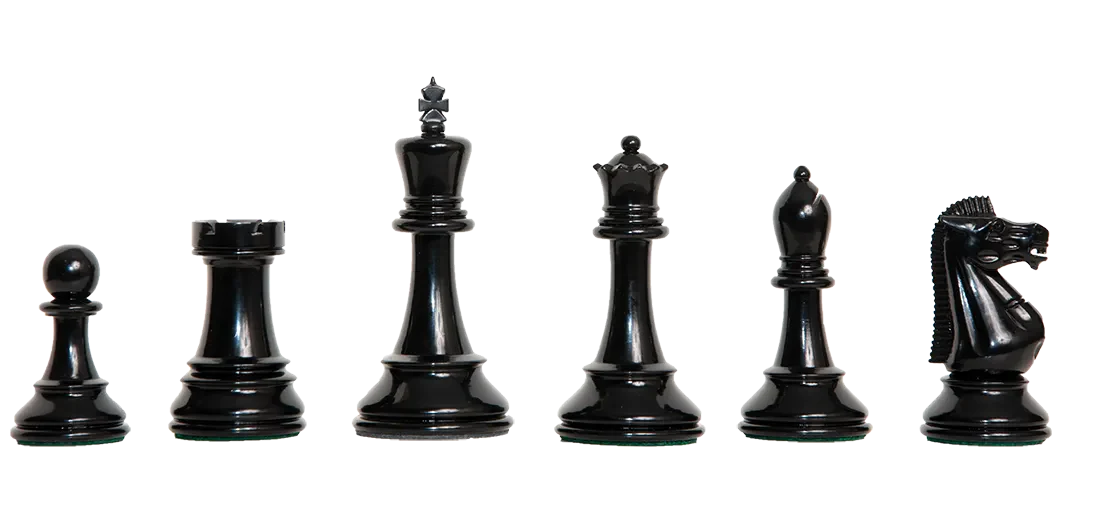 Black Lacquered and Antiqued Boxwood