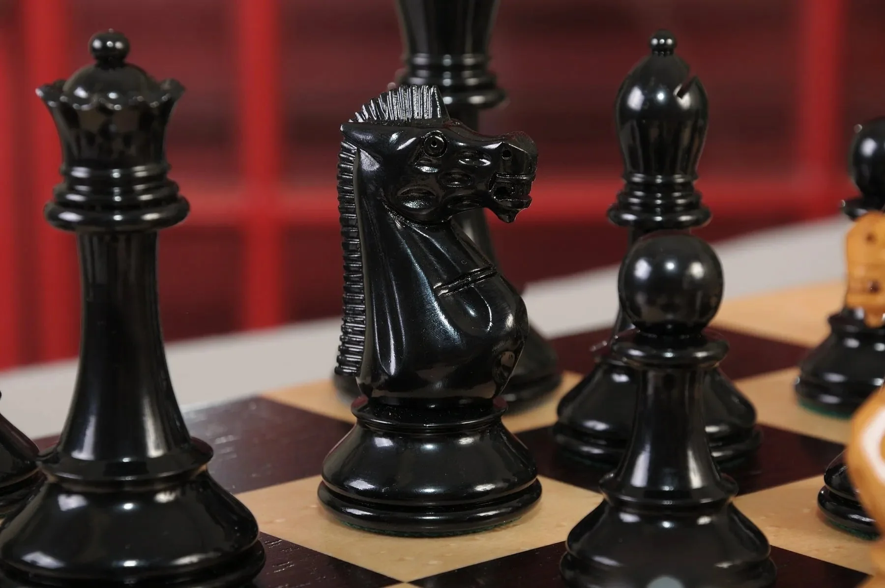 Black Lacquered and Antiqued Boxwood - Image 7