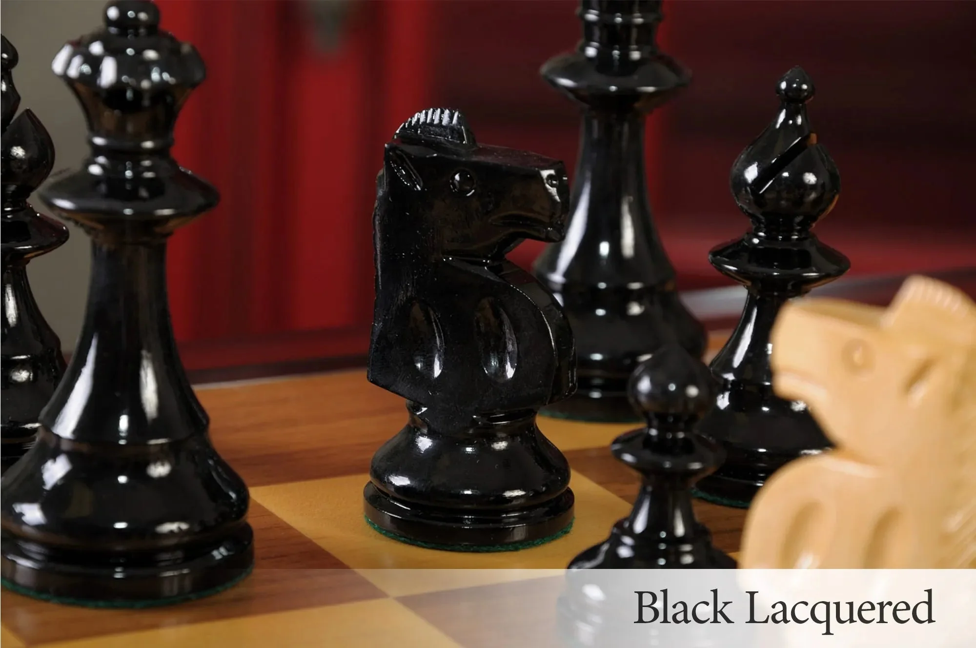 Black and Natural Lacquered - Image 4