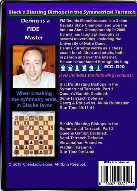 Black's Blasting Bishops in the Symmetrical Tarrasch - Chess Lecture - Volume 126 - Image 2