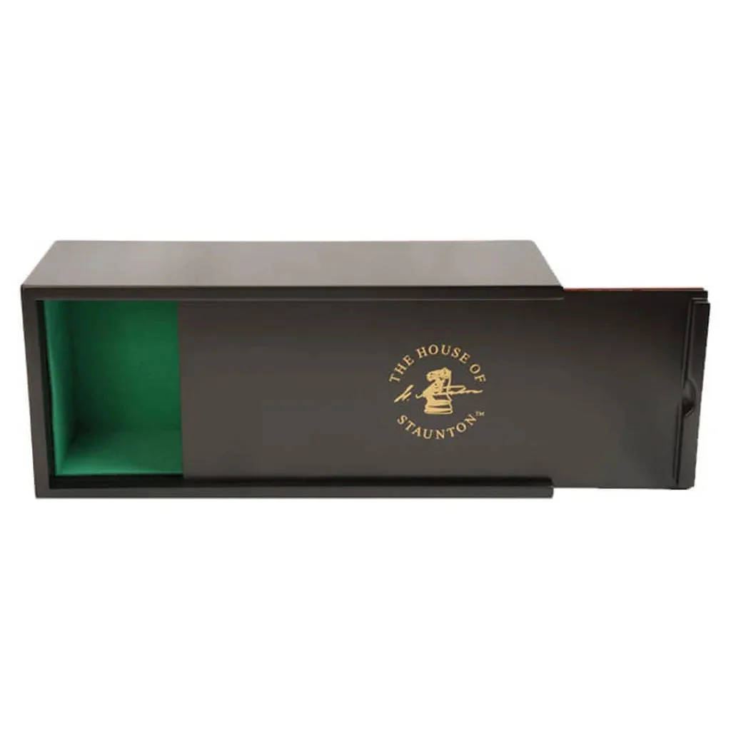 Black Slide-top Chess Box
