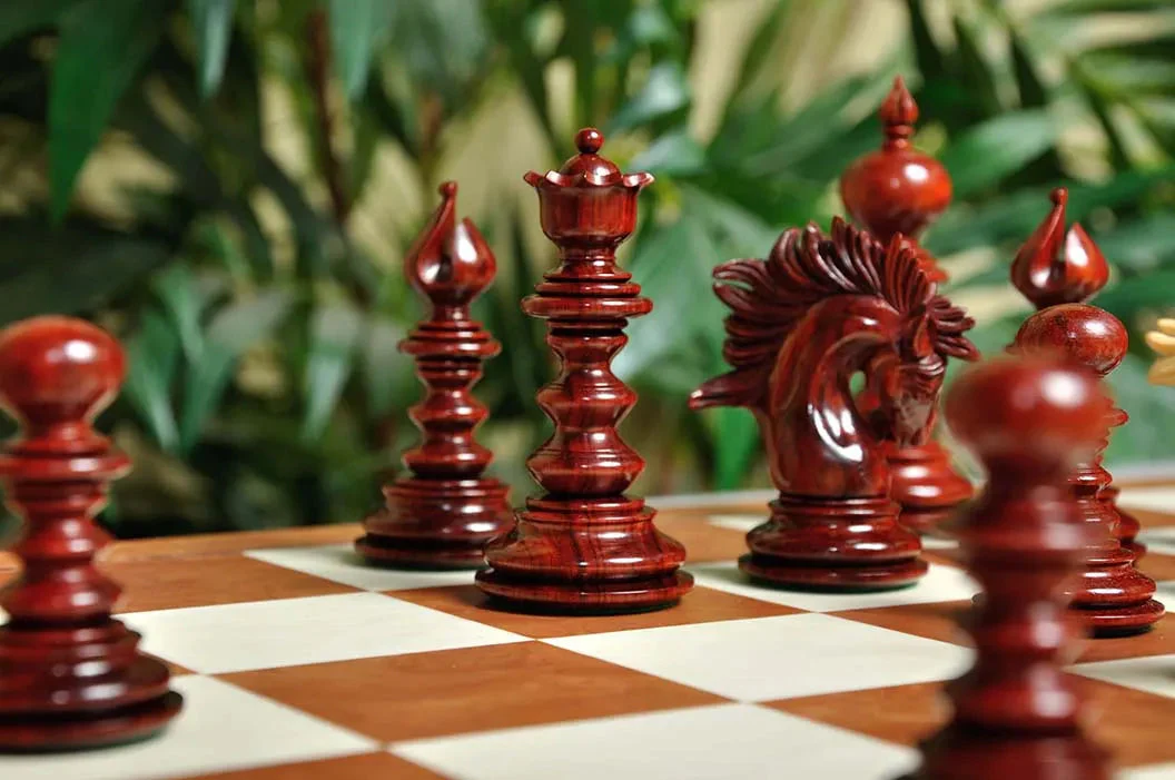 Blood Rosewood and Natural Boxwood