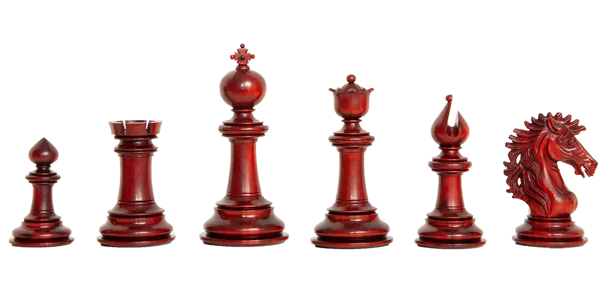 Blood Rosewood and Natural Boxwood