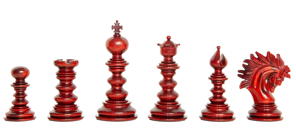Blood Rosewood and Natural Boxwood
