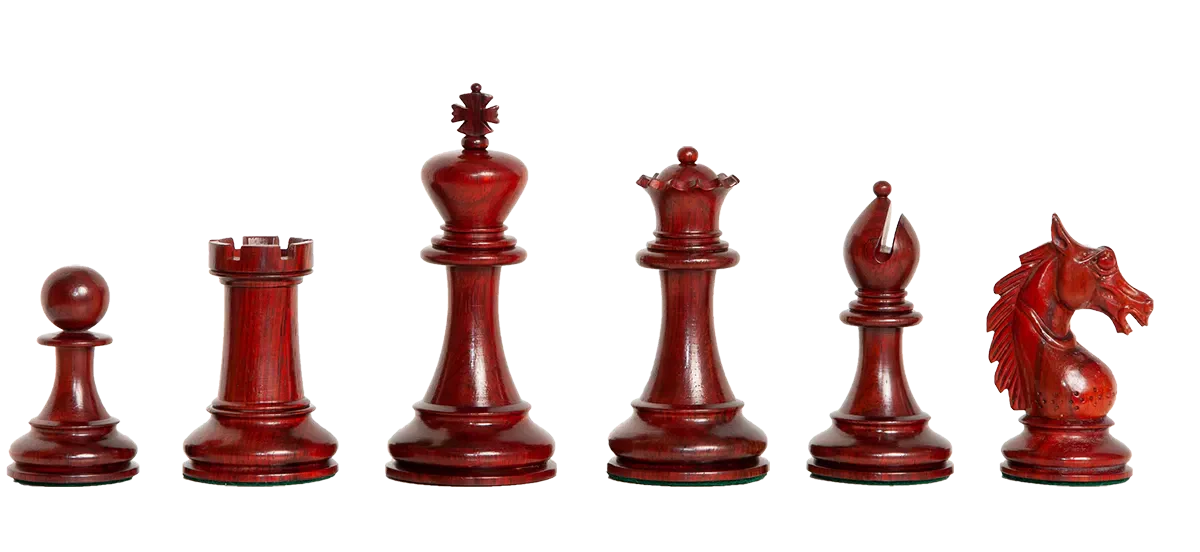 Blood Rosewood and Natural Boxwood