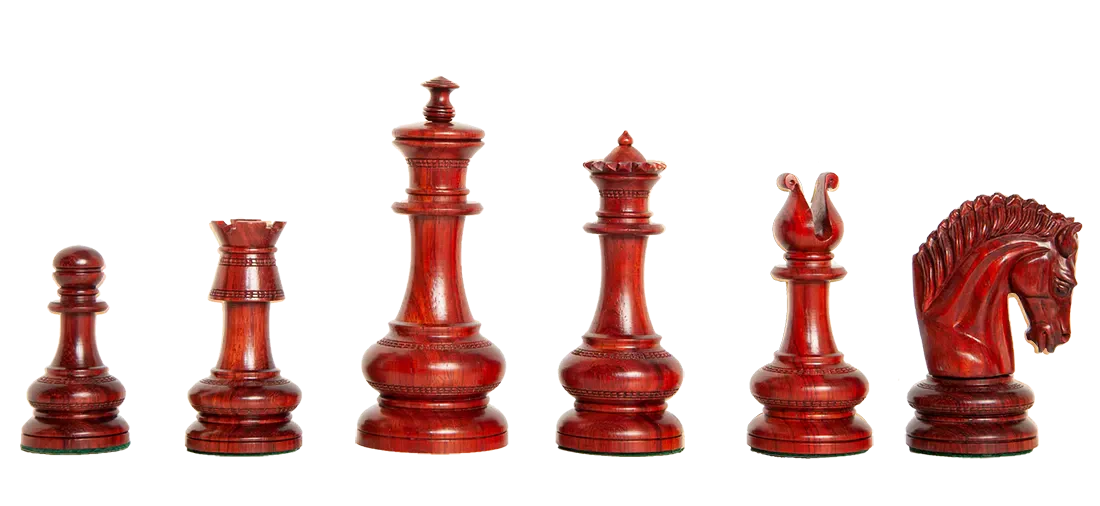 Blood Rosewood and Natural Boxwood