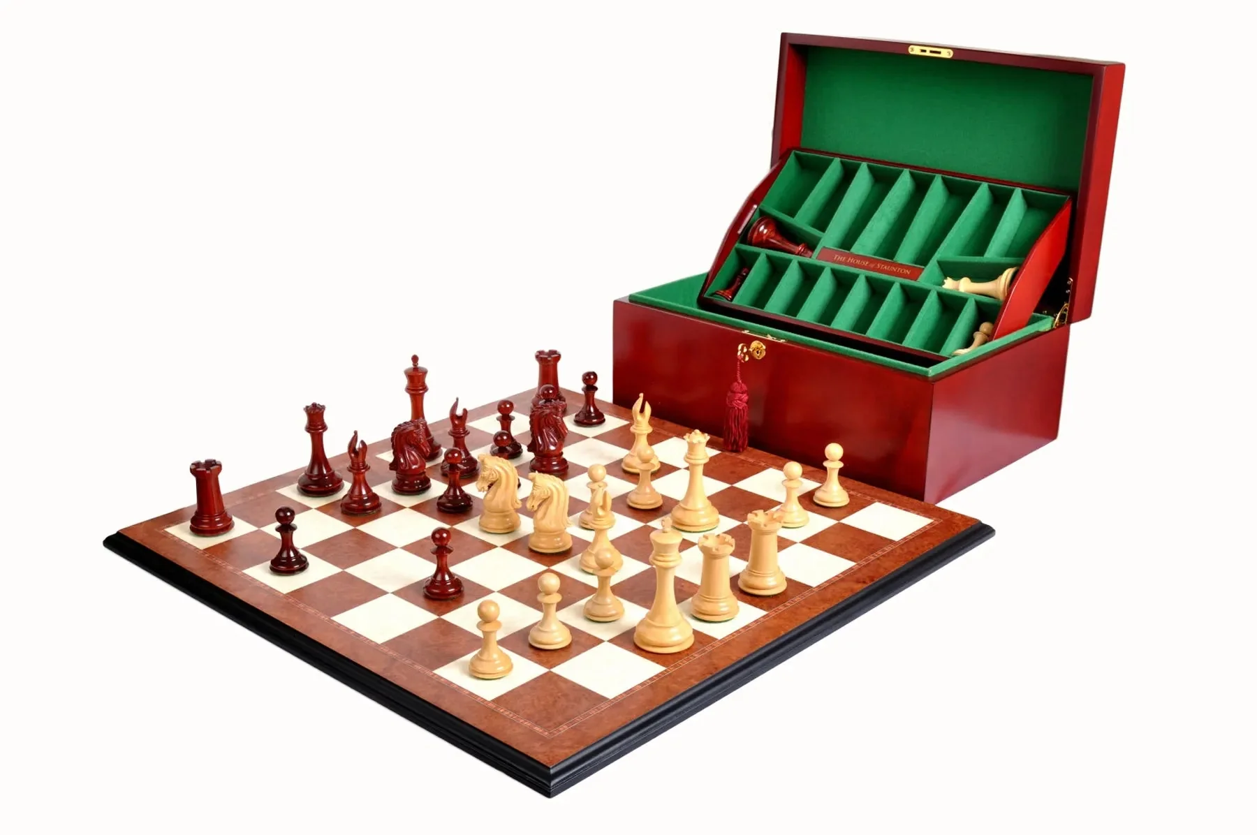 Blood Rosewood and Natural Boxwood