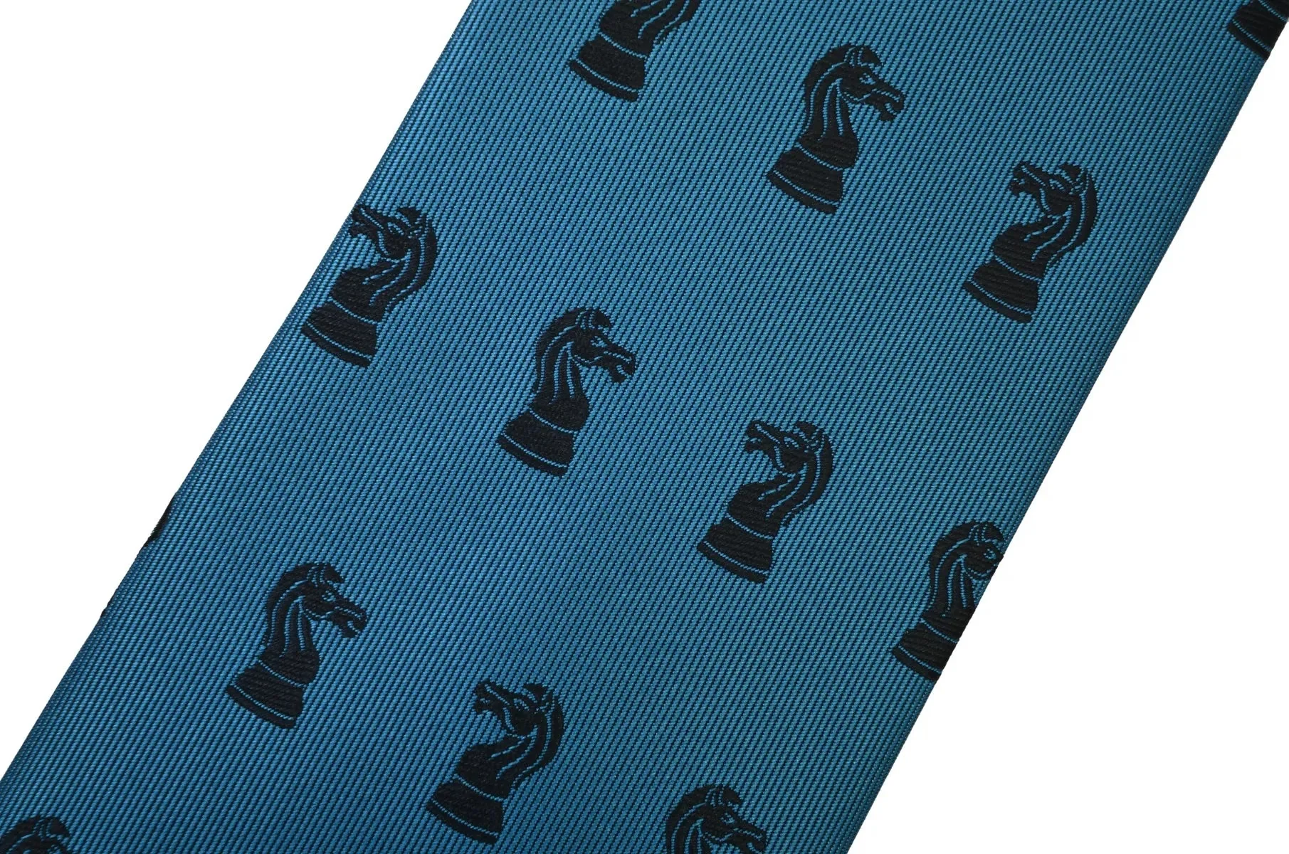 Blue Knight - Chess Tie - Image 2