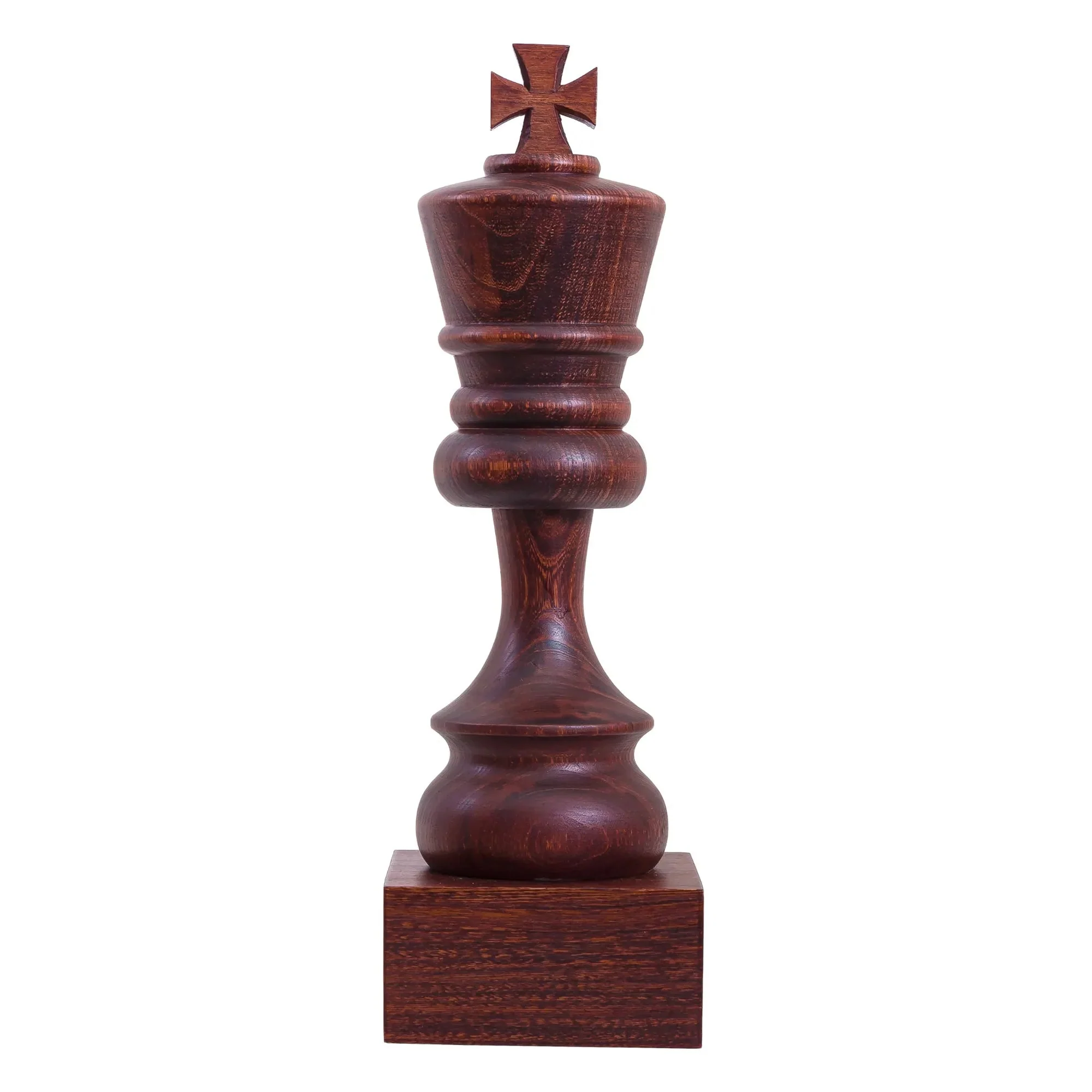 Decorative Wood Chess Piece - King - Image 5