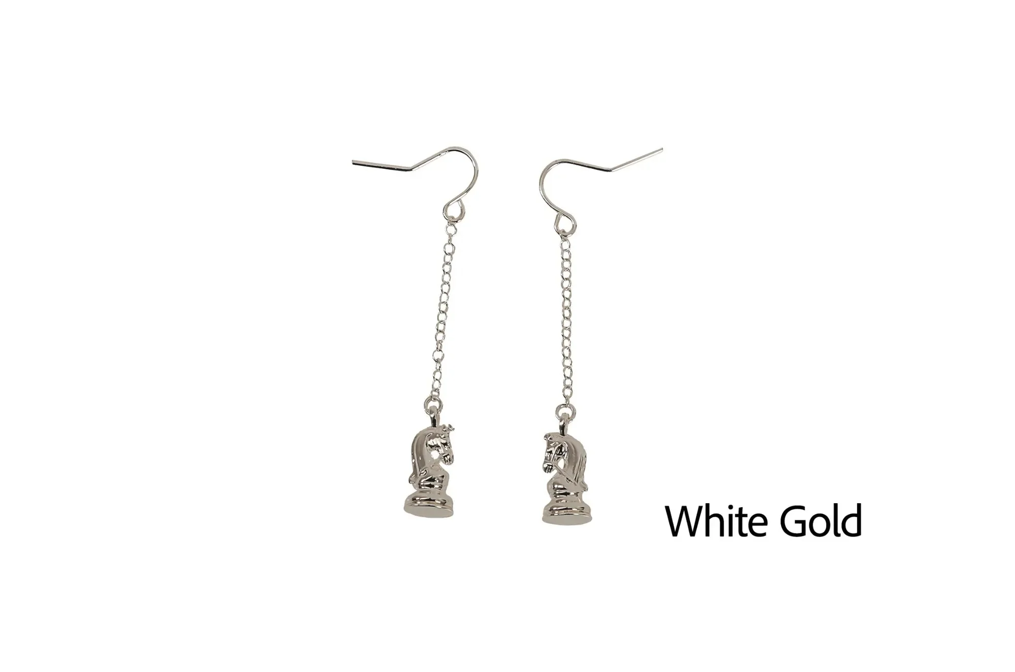 Caissa Collection Chess Pendant Earrings – KNIGHT - Image 5