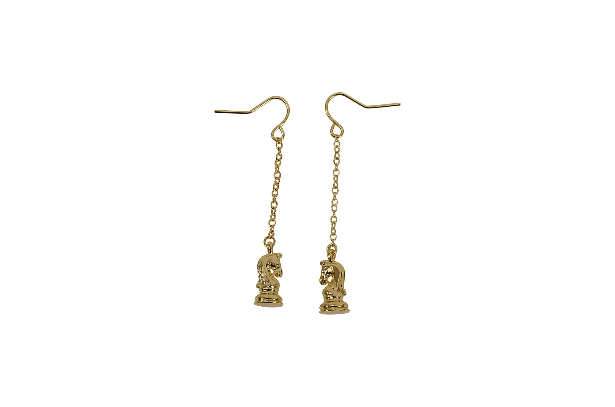 Caissa Collection Chess Pendant Earrings – KNIGHT - Image 6