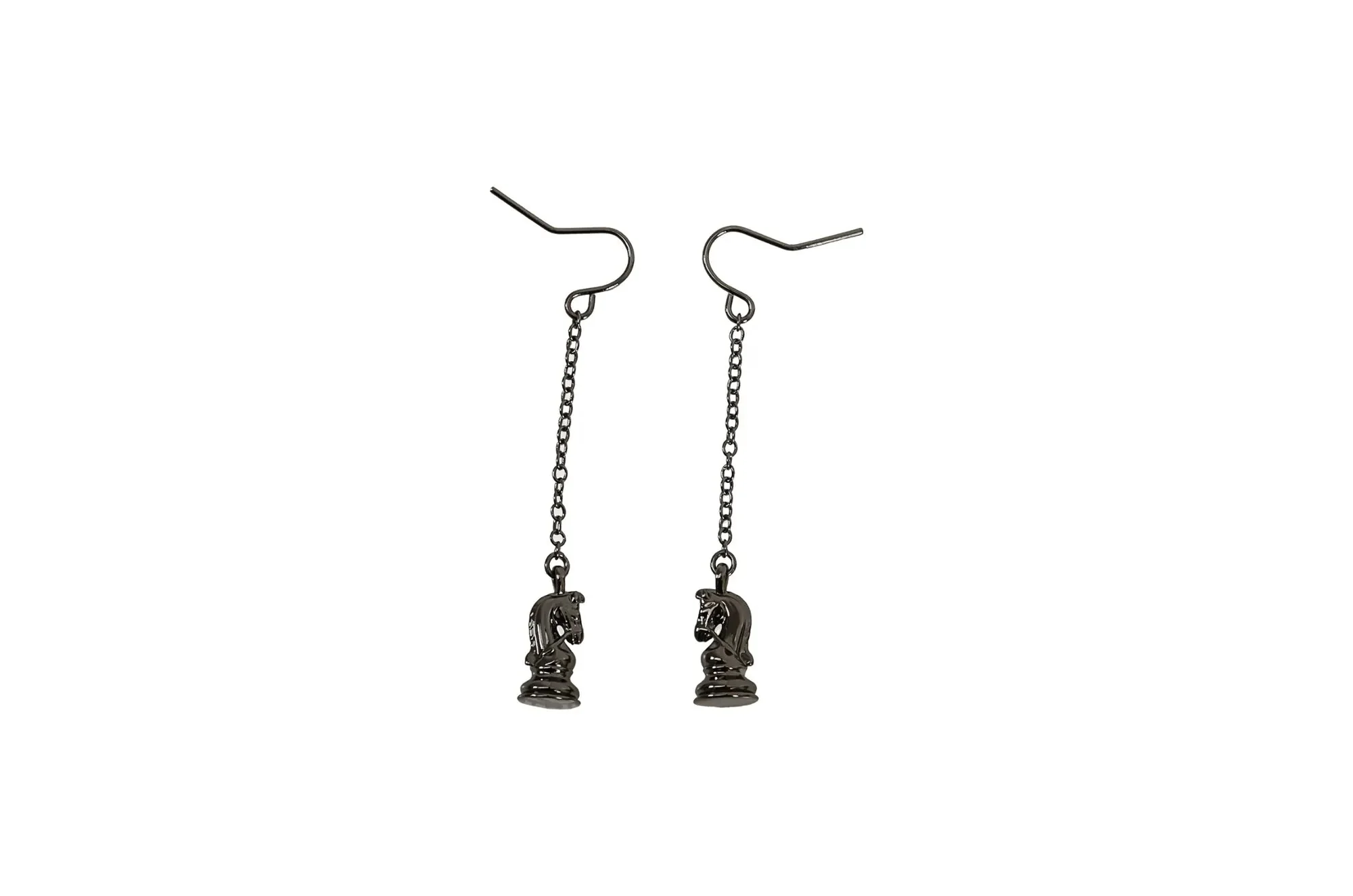 Caissa Collection Chess Pendant Earrings – KNIGHT - Image 9