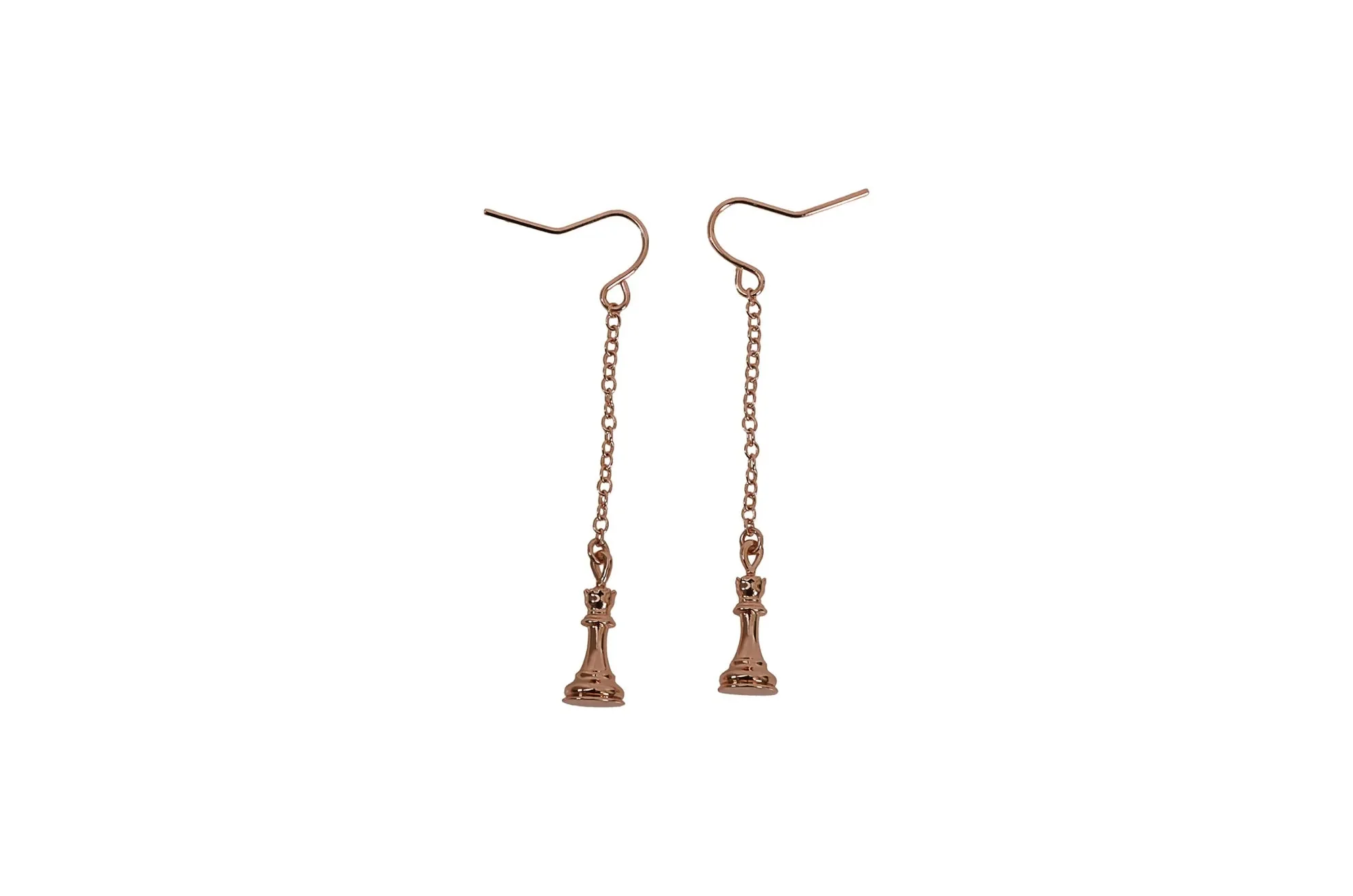 Caissa Collection Chess Pendant Earrings – QUEEN - Image 7