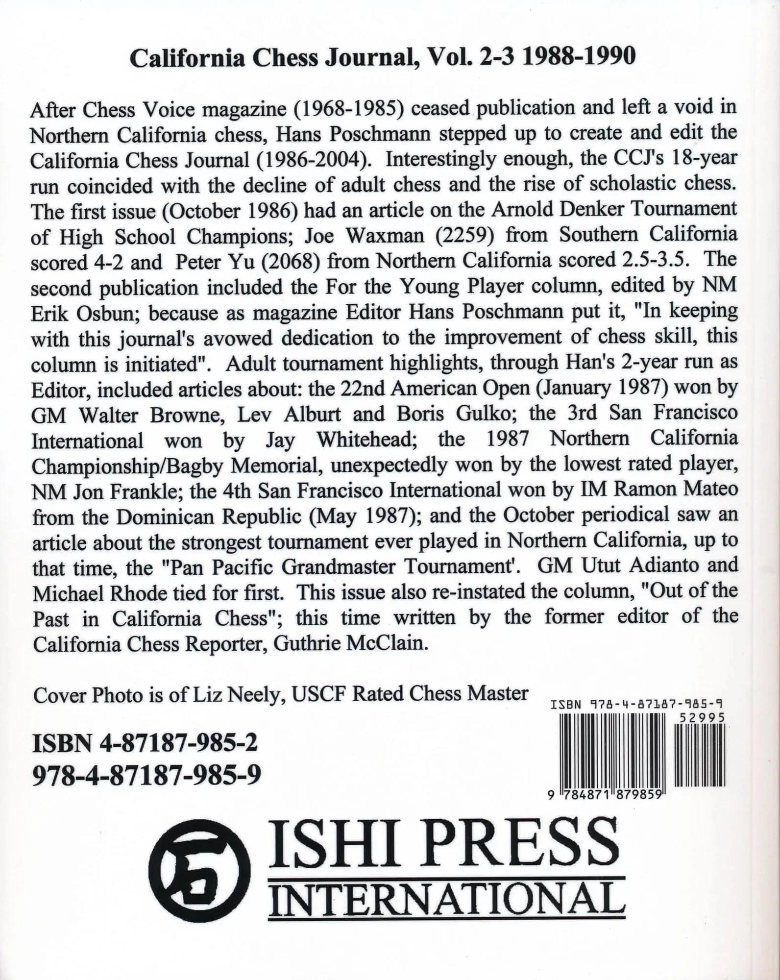 California Chess Journal - Volume 2-3 1988-1990 - Image 2