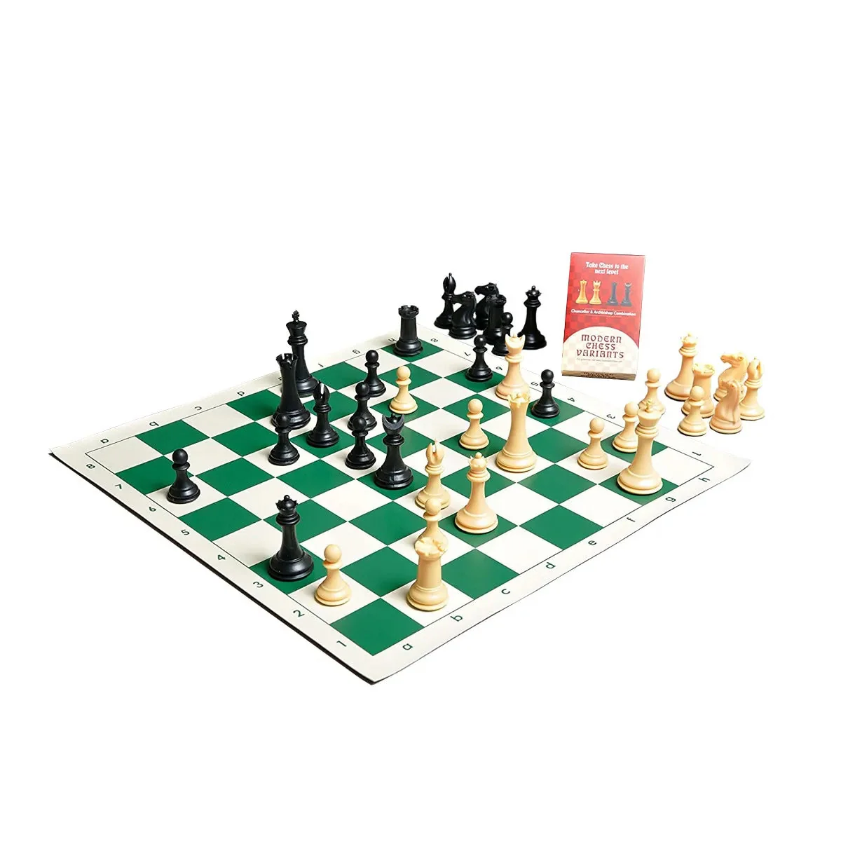The Collector Series Plastic Chess Pieces - 3.75" King - Black & Natural - Image 4