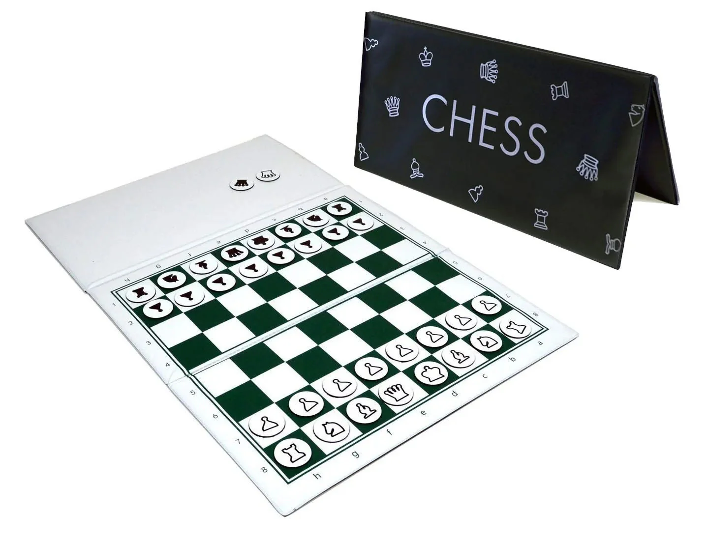 Checkbook Magnetic Travel Chess Set - 8.5" x 8.5" Board