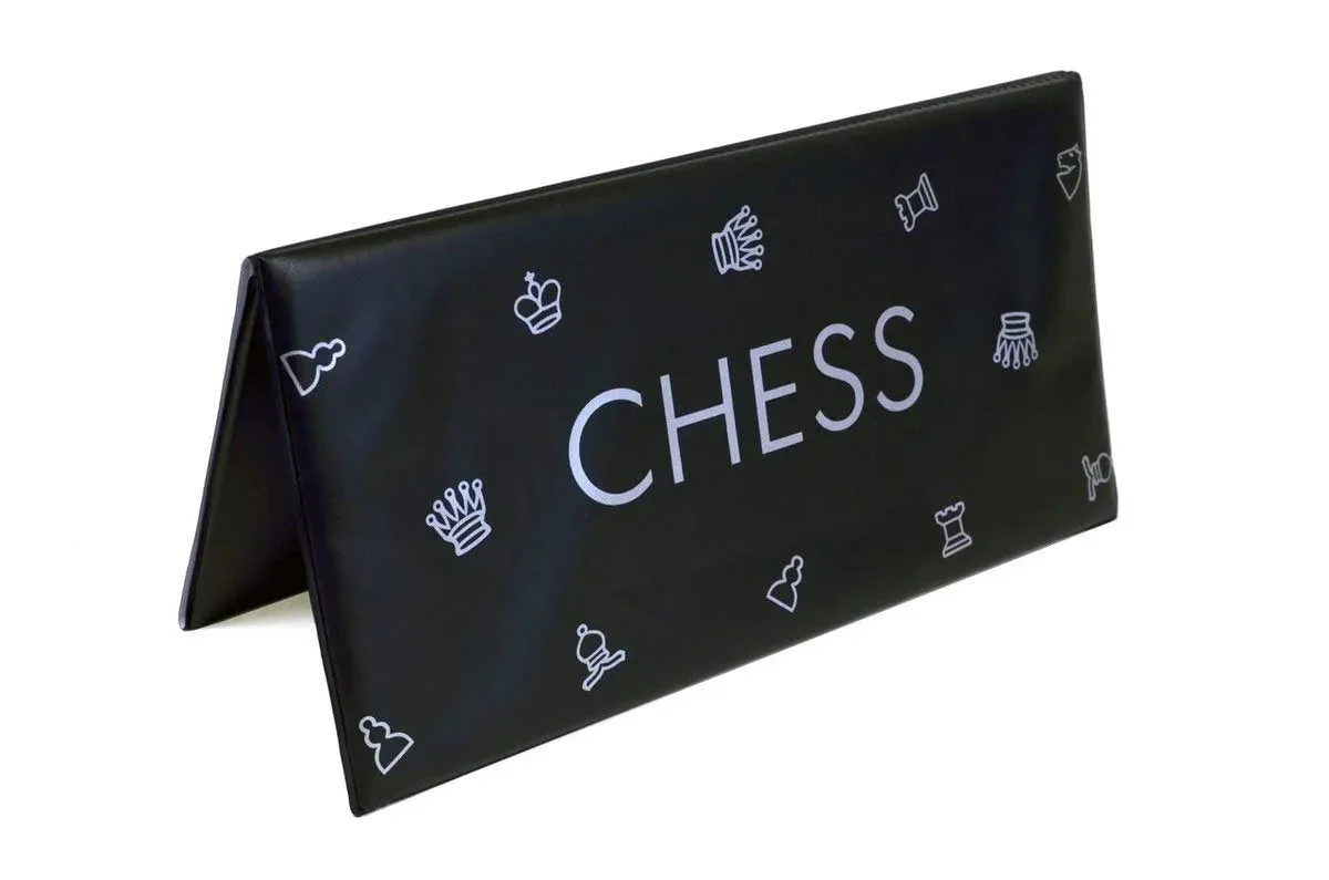 Checkbook Magnetic Travel Chess Set - 8.5" x 8.5" Board - Image 6