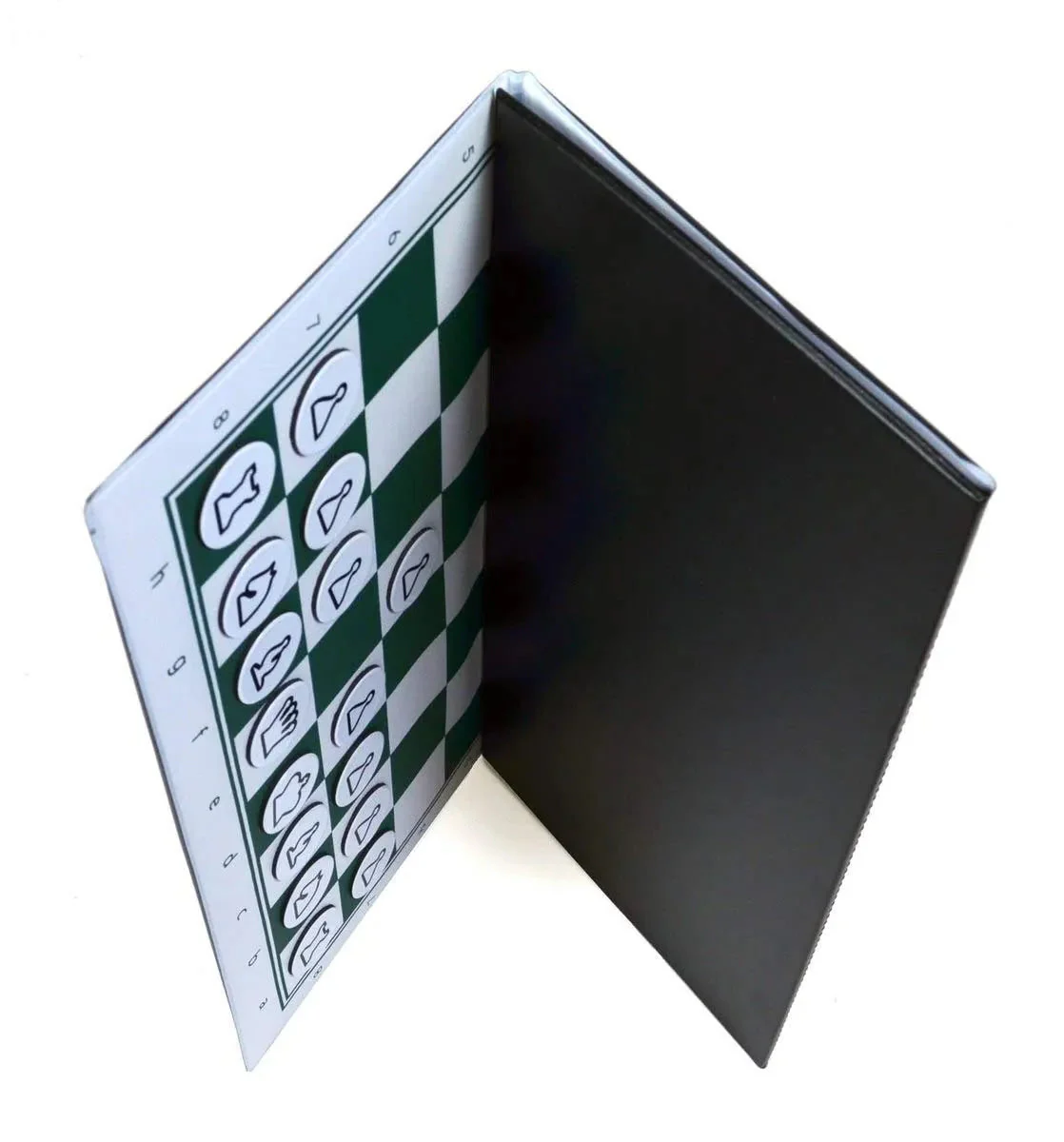 Checkbook Magnetic Travel Chess Set - 8.5" x 8.5" Board - Image 7