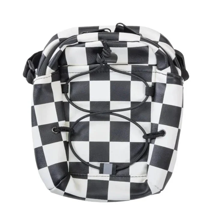 Checkered Chessboard Crossbody Bag - Image 9