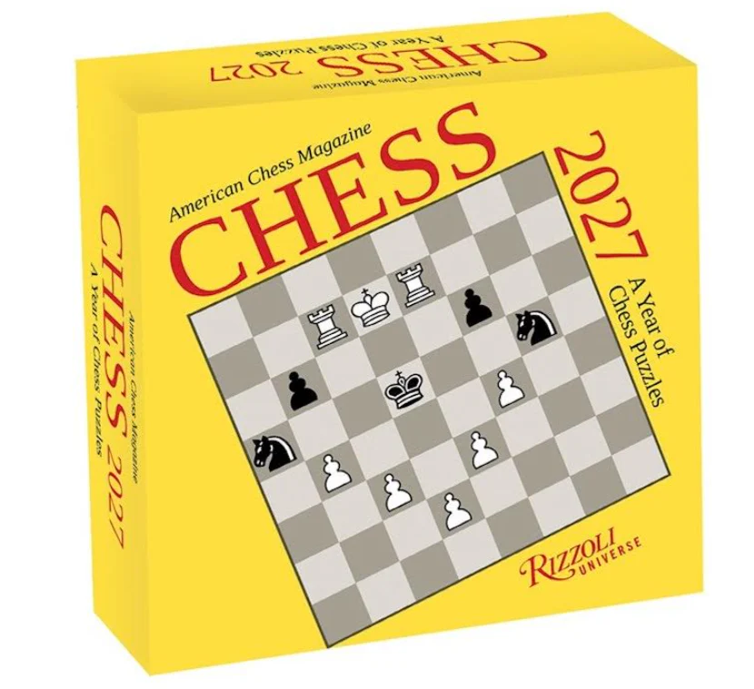 PRE-ORDER - Chess 2027 Day-to-Day Calendar: A Year of Chess Puzzles