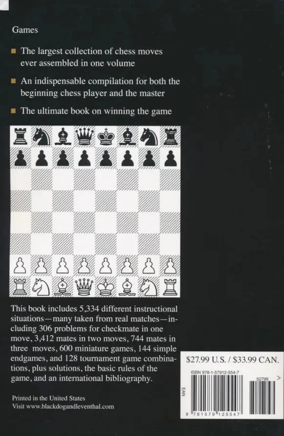 Chess - 5334 Problems, Combinations, and Games - PAPERBACK - Image 2
